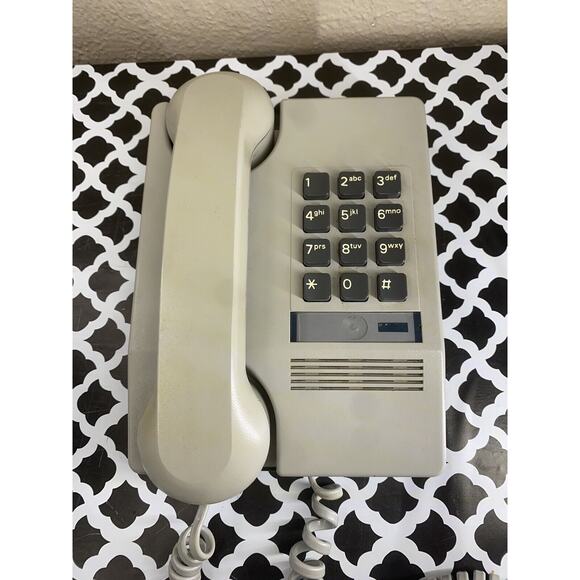 Harmony Telephone Push Button Wall Phone Grey Rare Slim Northern Telecom - Picture 1 of 5